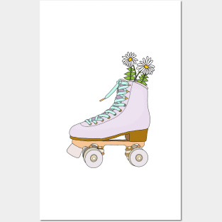 Flower Skates Posters and Art